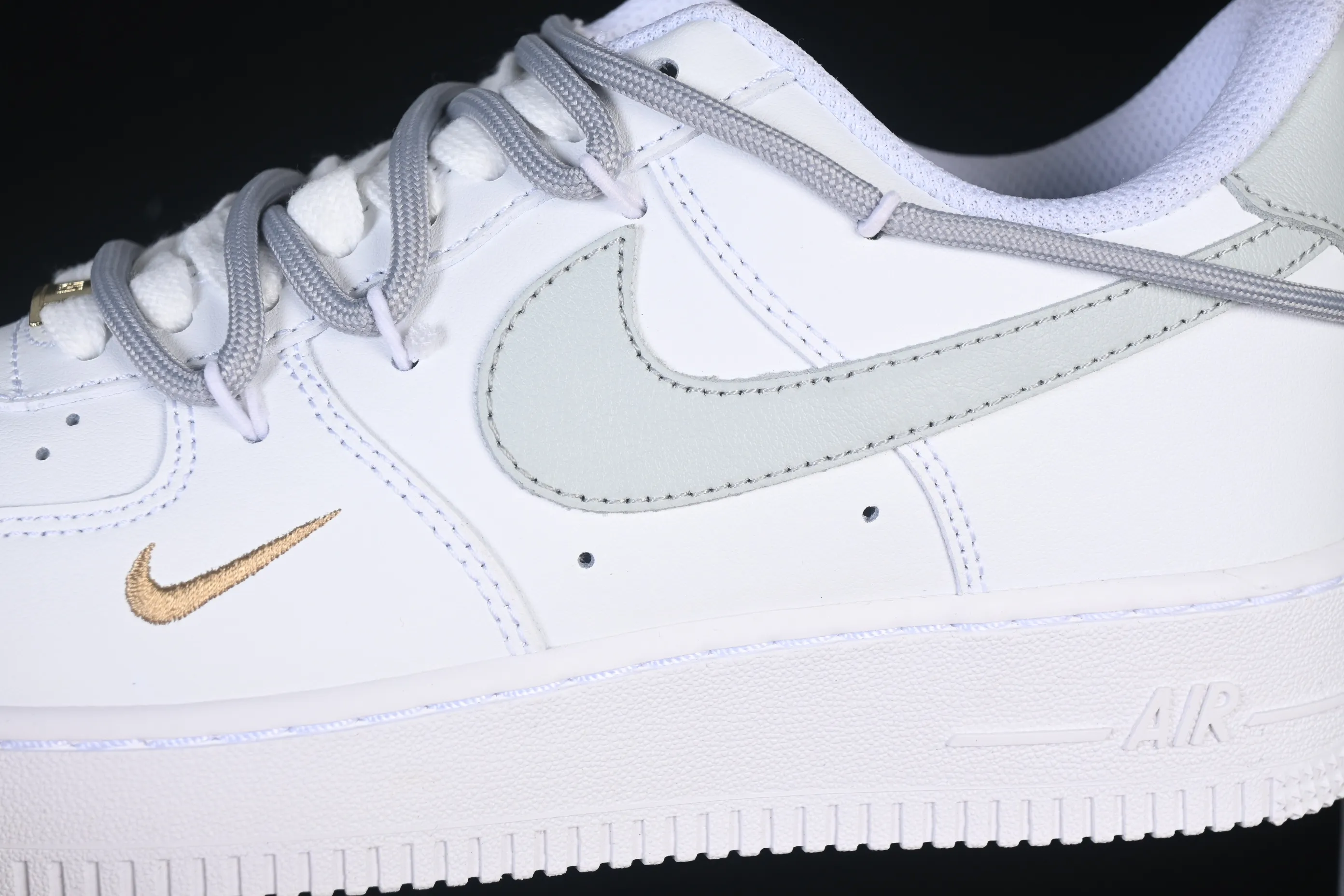 All Categories Nk Air Force 1 Air Force Series Nk Air Force 1 Low Air Force Low Nike Air Force 1'07 Low White Gray Gold Double Hook Air Force One Low Casual Shoes CZ0170-106